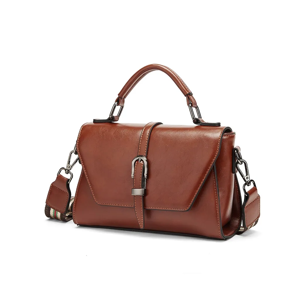 CORALDAISY Сумка из синтетической кожи сумка через плечо женская цвет земляной умбра коричневый ночной черный