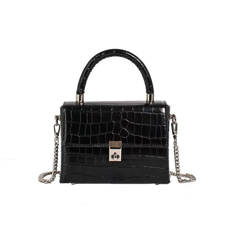 Carksky ПУ (полиуретан) Портативная Сумка через плечо Сумка на плечо Женская Черная Белая