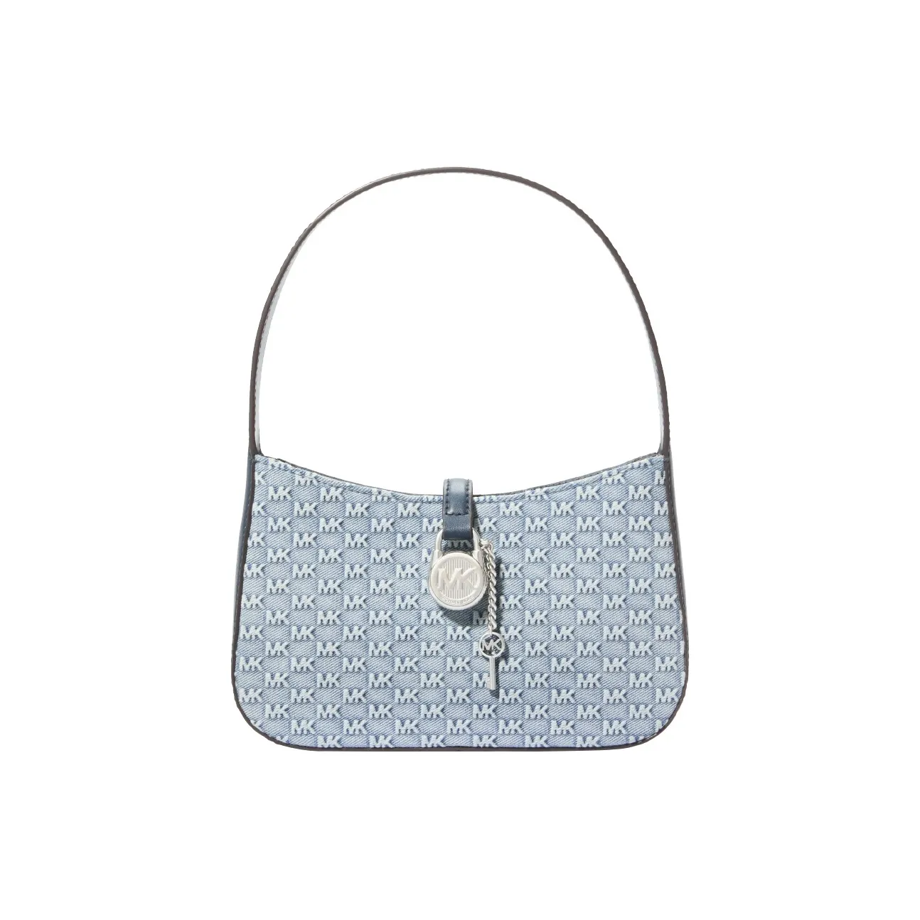 MICHAEL KORS Artificial Leather Shoulder Bag Small Size Women's Light Denim Blue