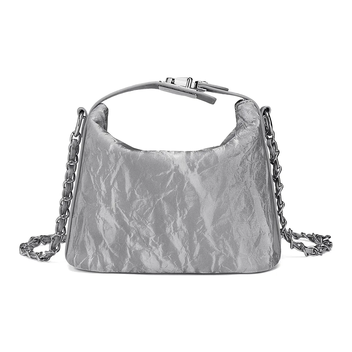 MEXICAN PU Большая Емкость Сумка-ланчбокс Сумка через плечо Маленькая Женская Серебряный Серый Светлый Абрикос Серый Синий