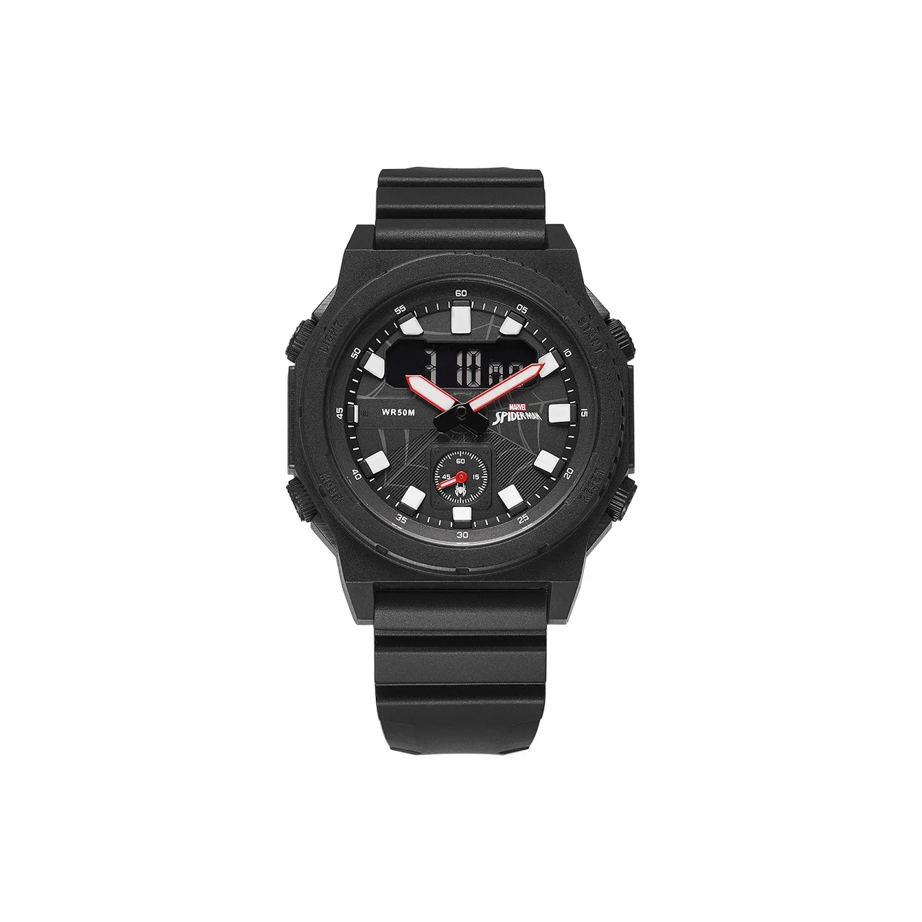 MARVEL Hero Collection Spider Man Collaboration Электронные Часы Механические Часы Мужские Часы Черный Циферблат