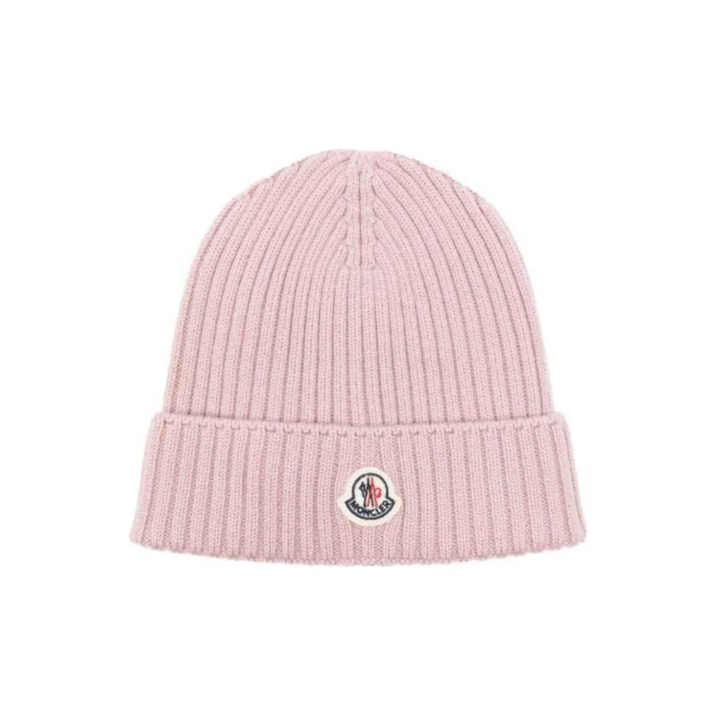 Moncler Enfant Logo patch Ribbed Beanie