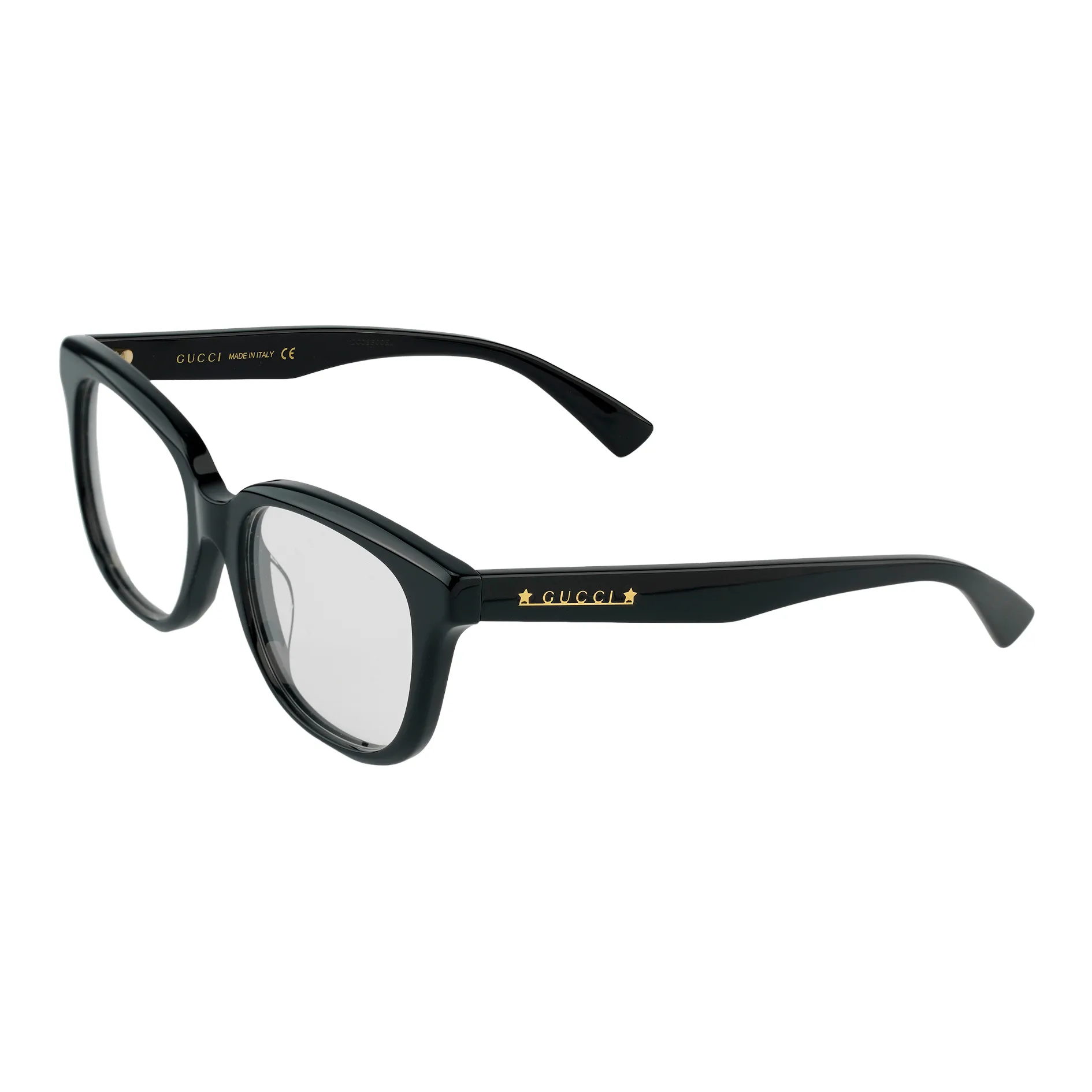 GUCCI Пластиковая оправа Квадратные Оправы для очков Женские Черные