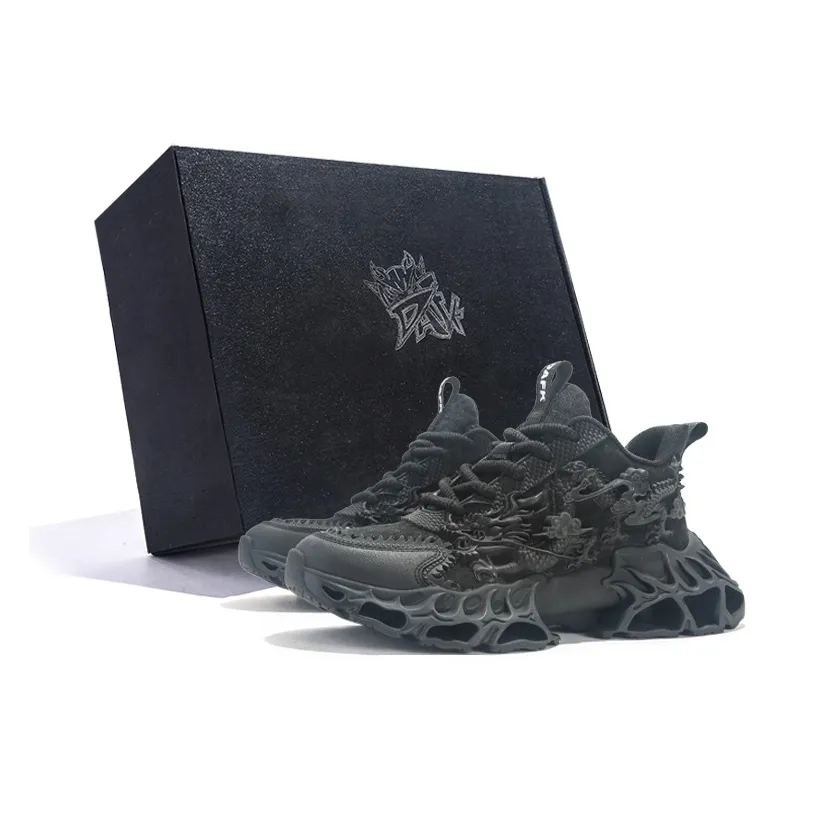DAFK Wear Resistant Breathable Support Height Increasing High Top Chunky Sneakers Men's