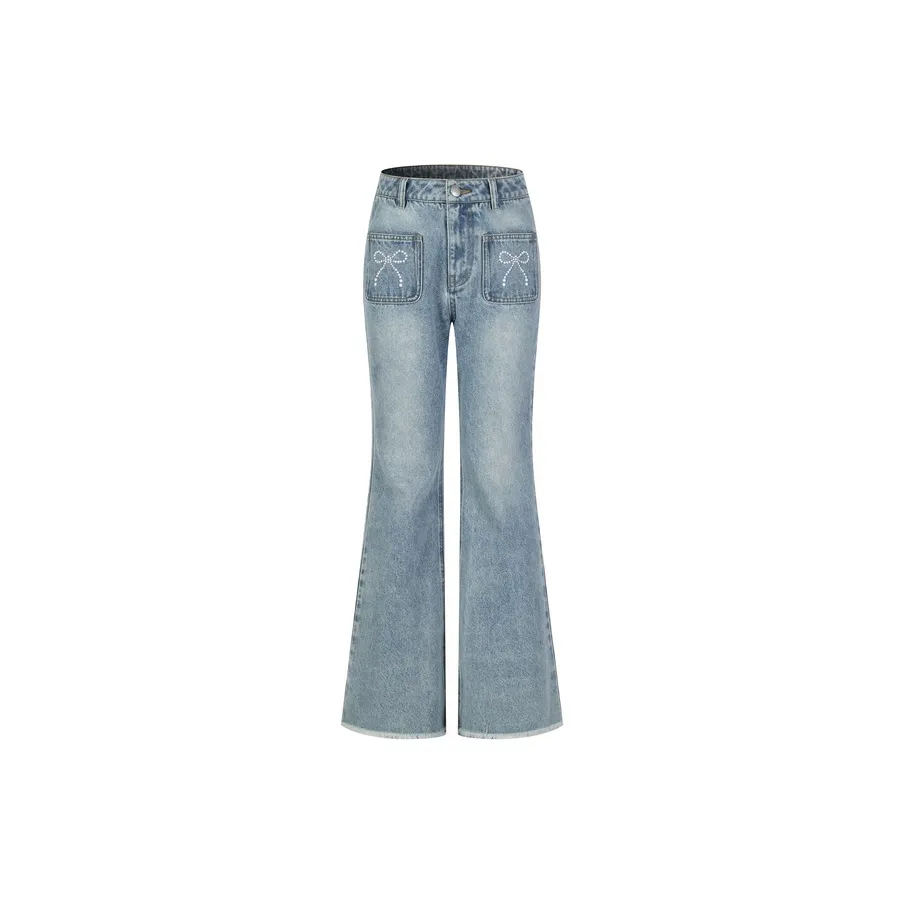 Three Quarters Jeans Women's Blue