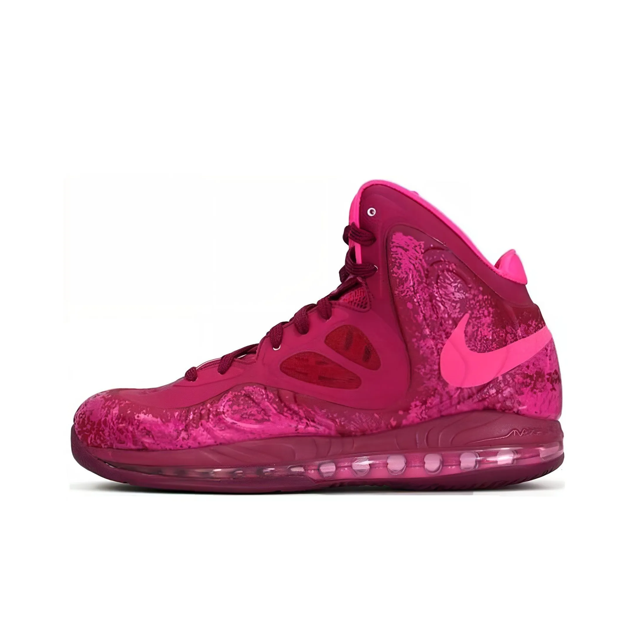 Nike Hyperposite Plum High Top Vintage Basketball Shoes Men's Pink