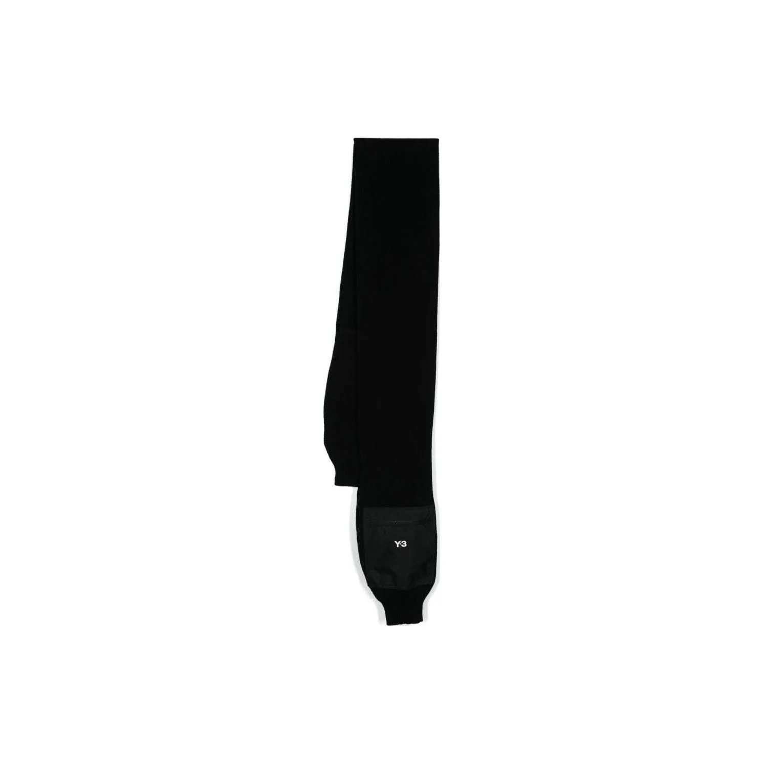 Y 3 Wool Knit Scarves Men's Black