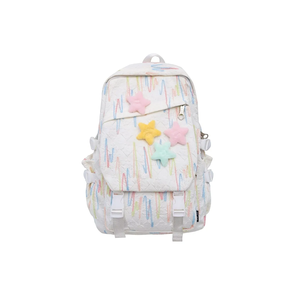 KAKAXI Нейлон С сеткой Рюкзак Женские Черный Белый Фиолетовый Розовый