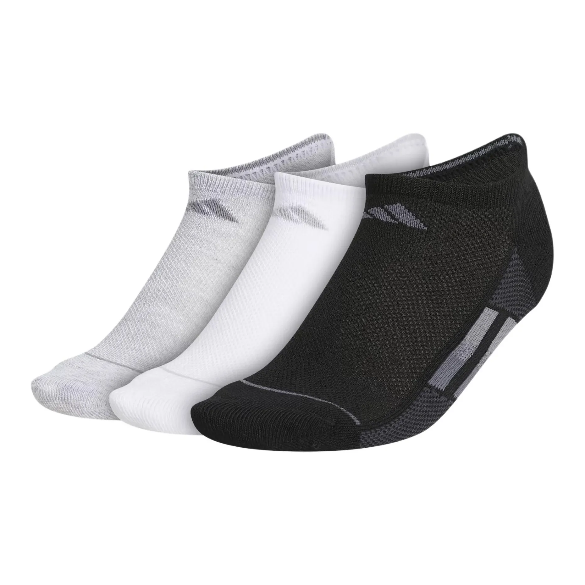 Adidas Free Shipping With AdiClub Superlite Stripe No Show Socks 3 Pairs