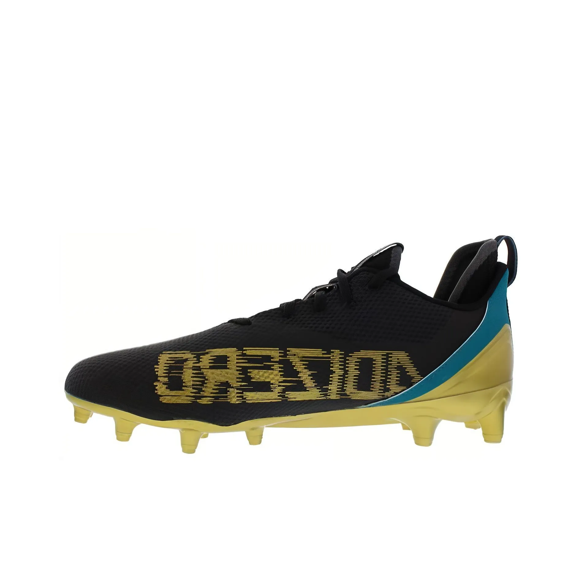 Adidas Adizero Scorch 2 Jacksonville Jaguars Football Cleats 'Black Gold Blue'