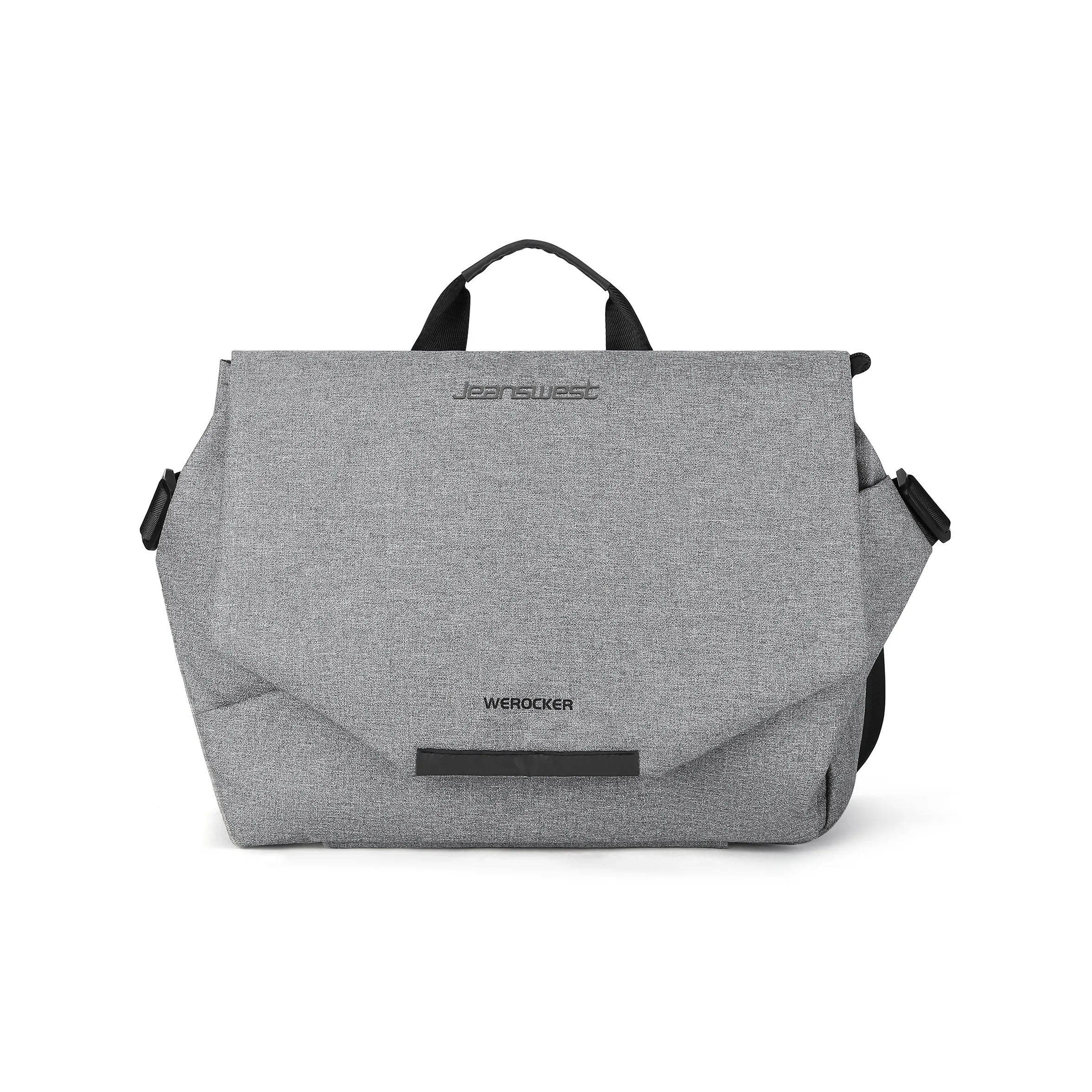JEANSWEST Fabric Messenger Bag, Shoulder Bag, Crossbody Bag, Backpack, Handbag Regular Unisex Gray