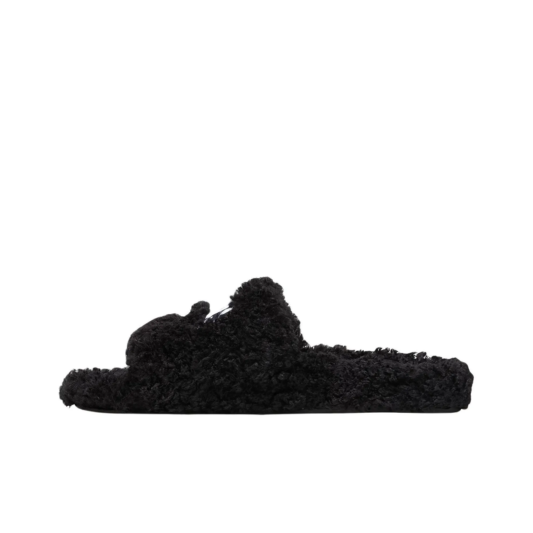 Balenciaga Furry Slides 'Cities Paris Black'