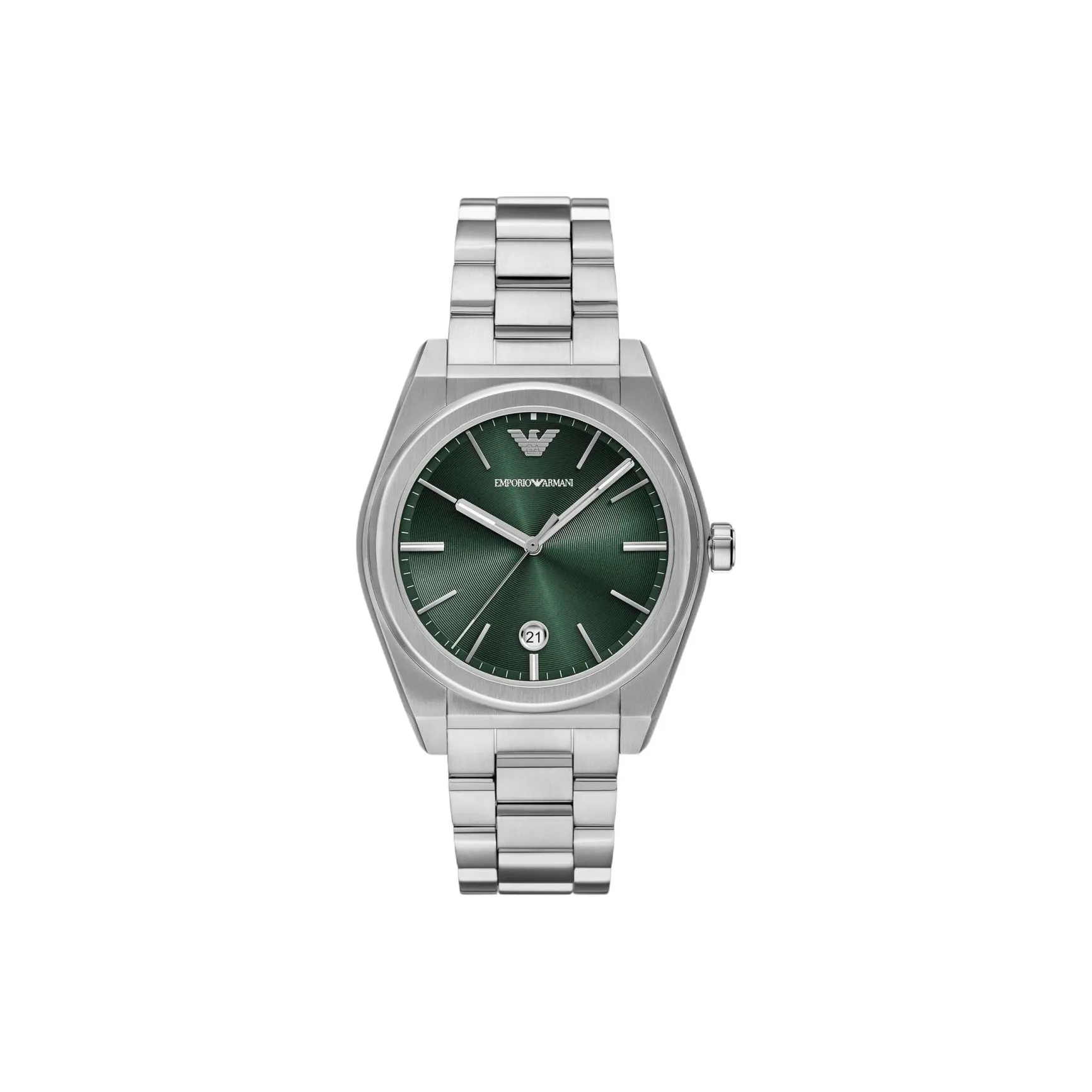 EMPORIO ARMANI Мужские часы Кварцевый механизм 41 мм Зеленый циферблат