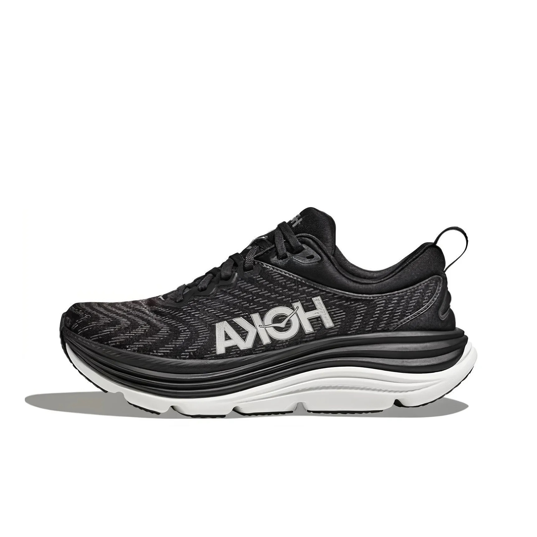 HOKA ONE ONE Gaviota 5 Anti Slip Wear Resistant Low Top Casual Running Shoes Men's Black