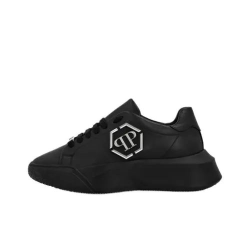 PHILIPP PLEIN Runner Hexagon Повседневная обувь Низкий Топ Черный Унисекс