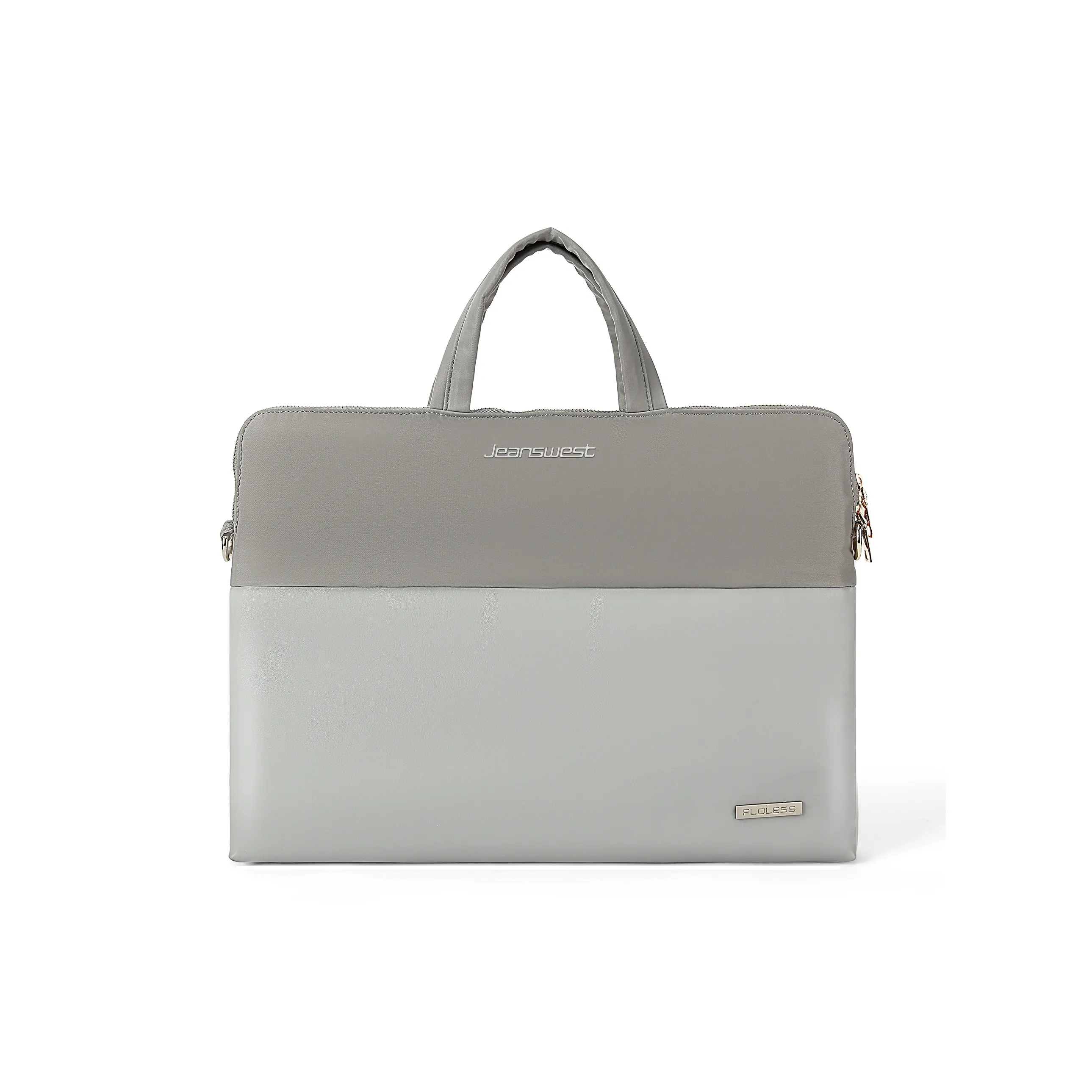 JEANSWEST Fabric Laptop Bag Handbag Backpack Regular Unisex Gray