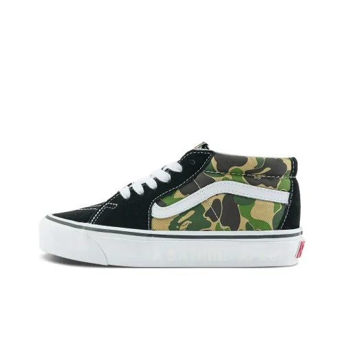 VANS SK8 Кроссовки для скейтбординга MID Топ Зеленый Унисекс
