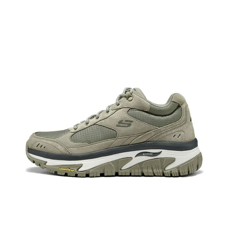 Skechers OUTDOOR MENS Низкий Топ Альпинистская Обувь Мужская Коричневый