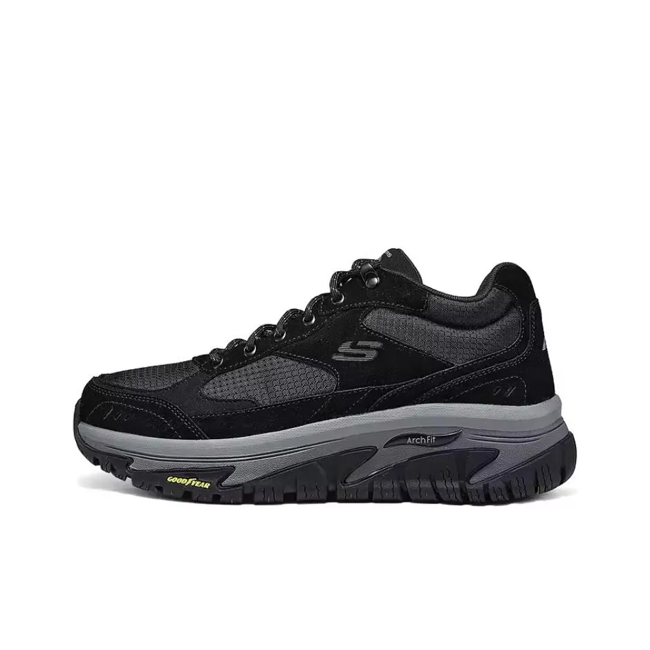 Skechers OUTDOOR MENS Low Top Hiking Shoes Men's Black