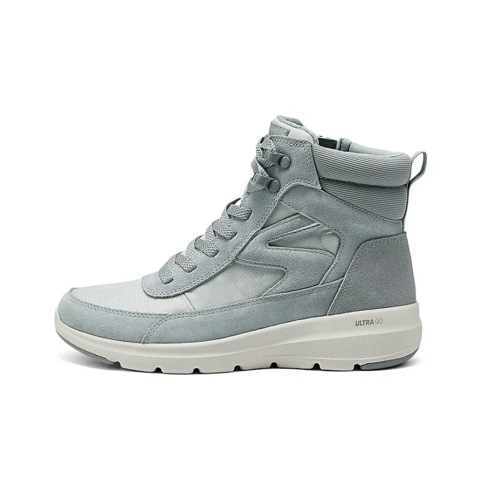 Skechers On The Go Устойчивые к истиранию Короткие Сноубутсы Женские Серые