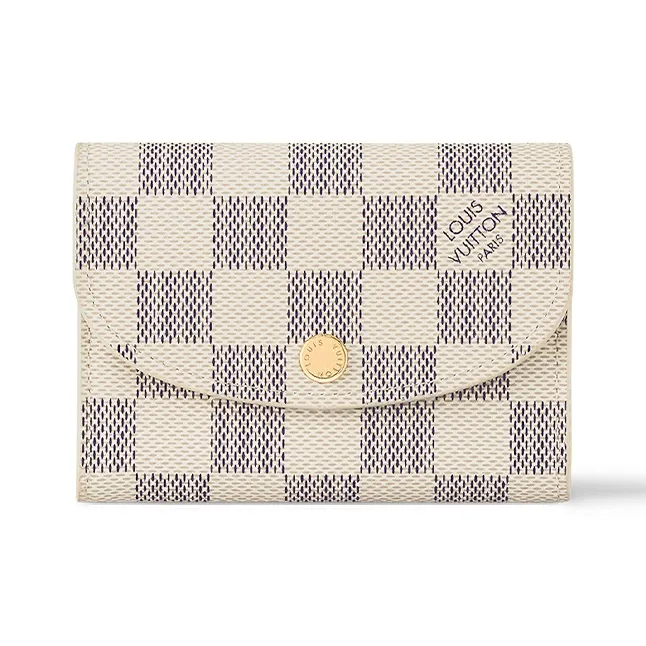 LOUIS VUITTON CHRISTOPHER Cow Leather Wallet Women's White