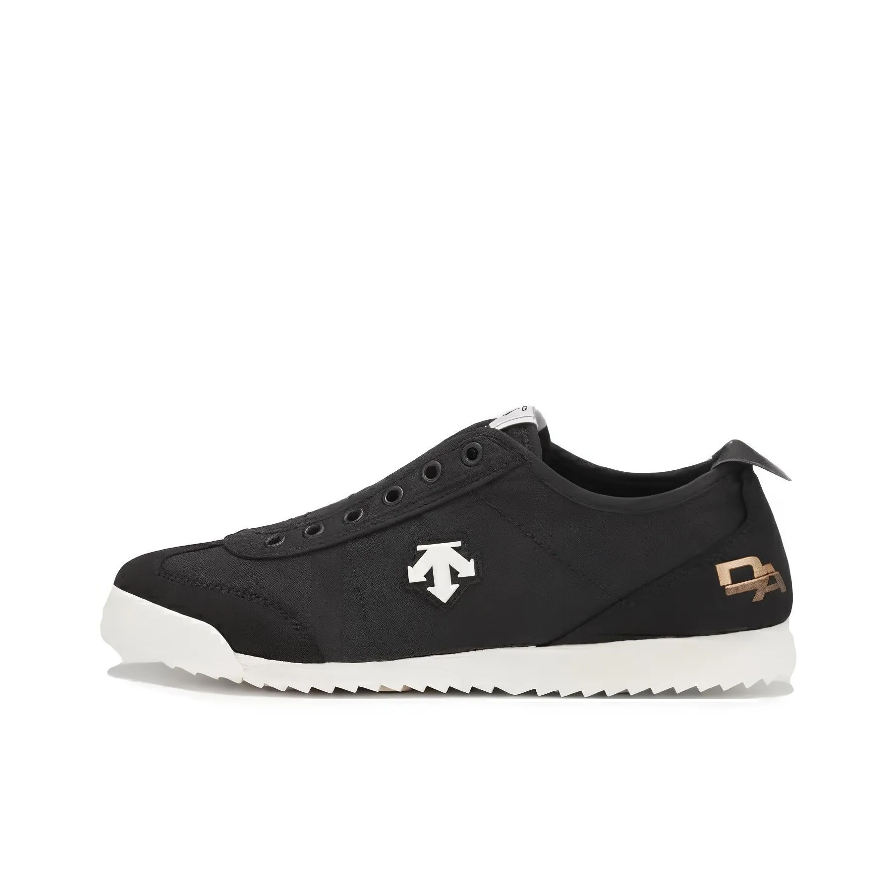 DESCENTE Chron Cushioning Wear Resistant Low Top Casual Shoes Women's Black White