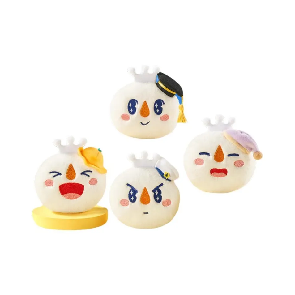 MIXUEBINGCHENG Снег Король Праздника Коллекция Куклы Плюшевый Подвеска 10 см Рекомендуемый рост