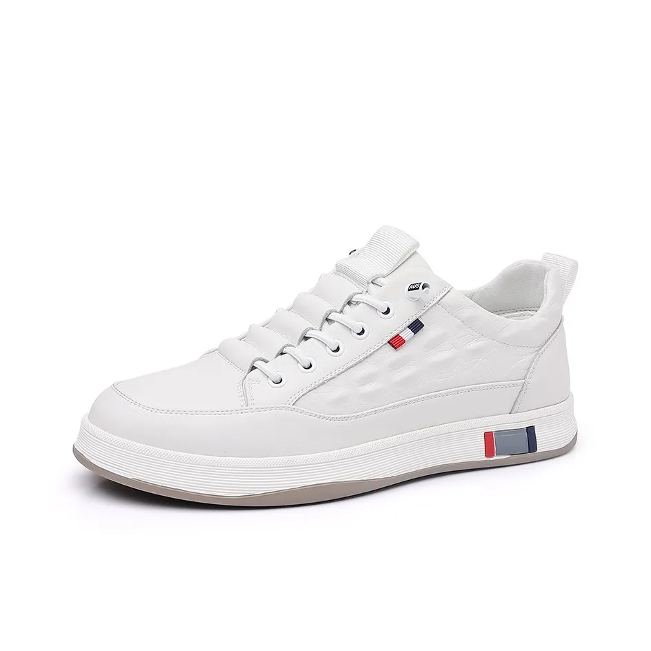 Playboy Slip-resistant Low Top Скейтборд Кроссовки Мужские Белые