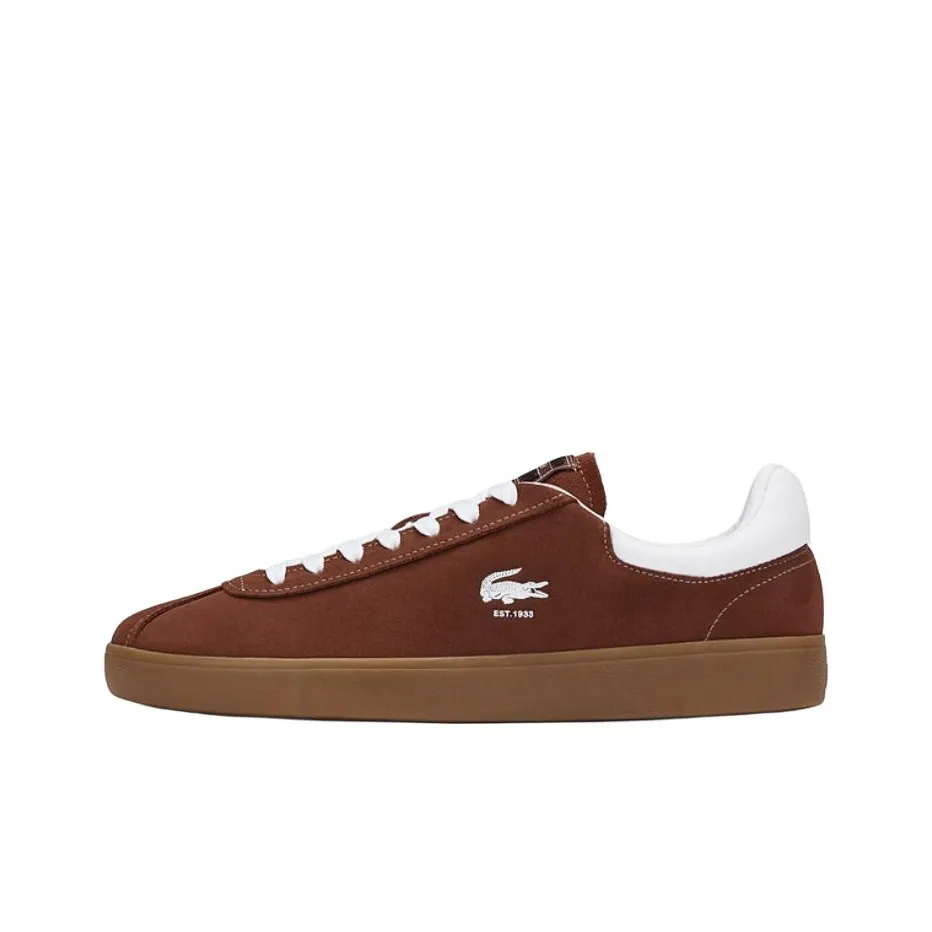 LACOSTE Low Top Skateboard Shoes Men's Brown