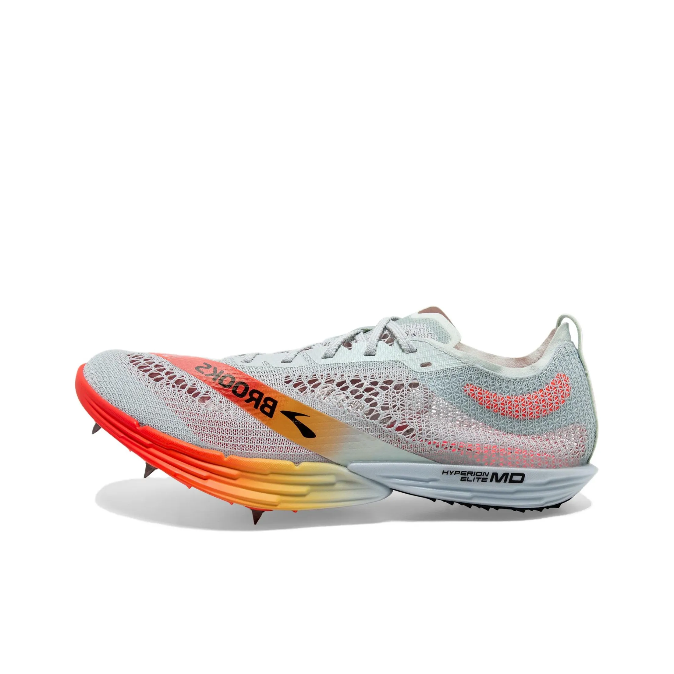 Brooks Hyperion Elite Slip-Resistant Abrasion-Resistant Low Top Training Running Shoes Unisex Gray Брэдс Hyperion Elite Slip-Resistant Abrasion-Resistant Низкий Топ Тренировочные Беговые Кроссовки Унисекс Серый