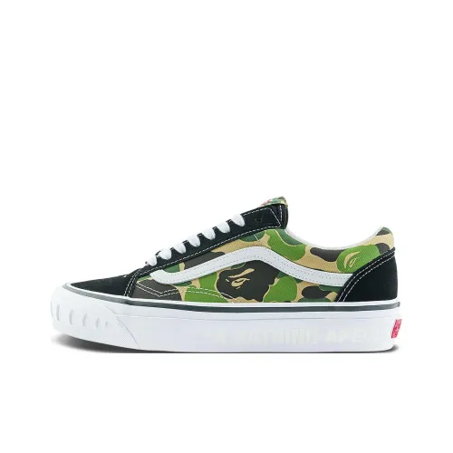 VANS Old Skool Collection Кроссовки для скейтбординга Низкие Красный Синий Унисекс