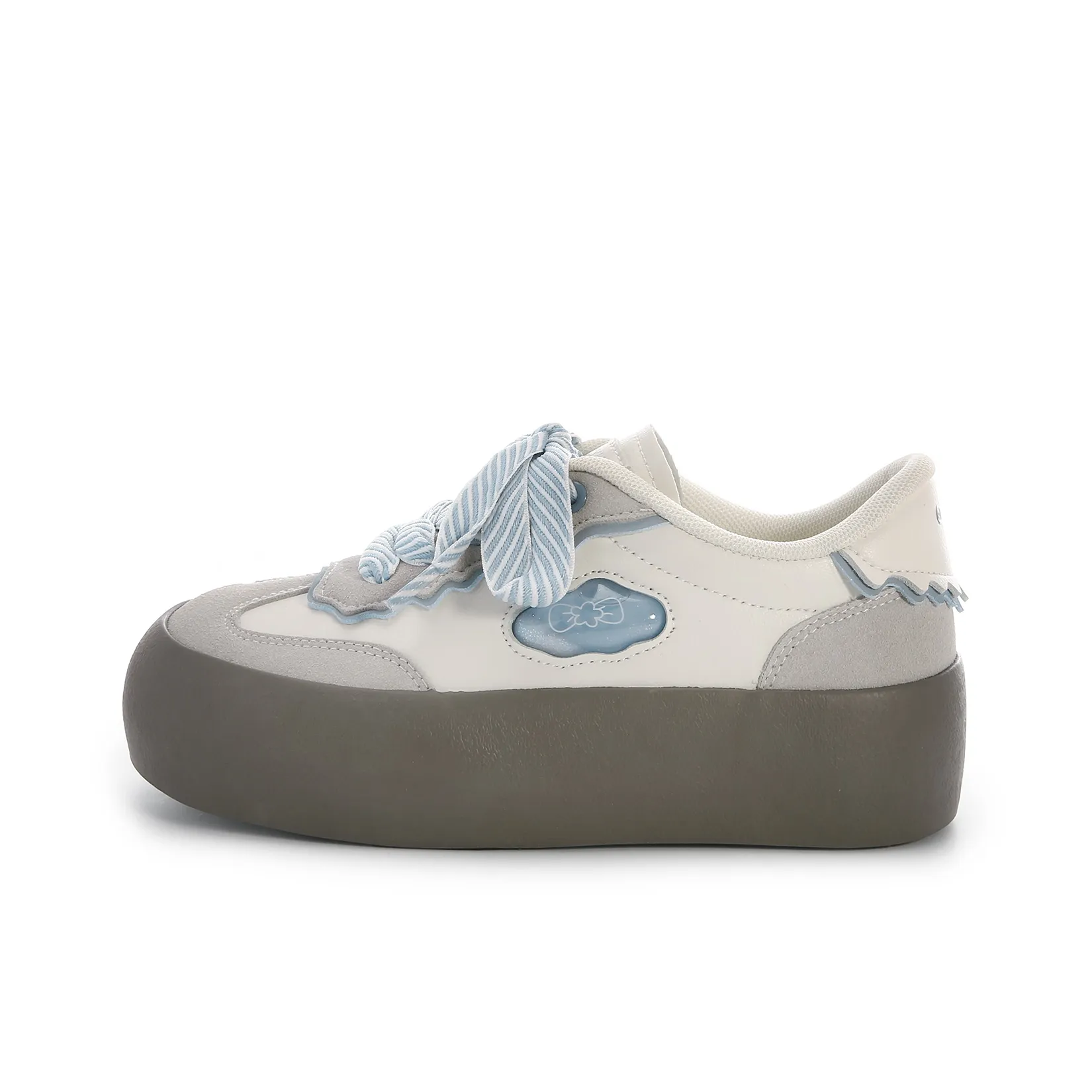 Lovely you Skateboard Shoes Women's Low Top Beige/Umber