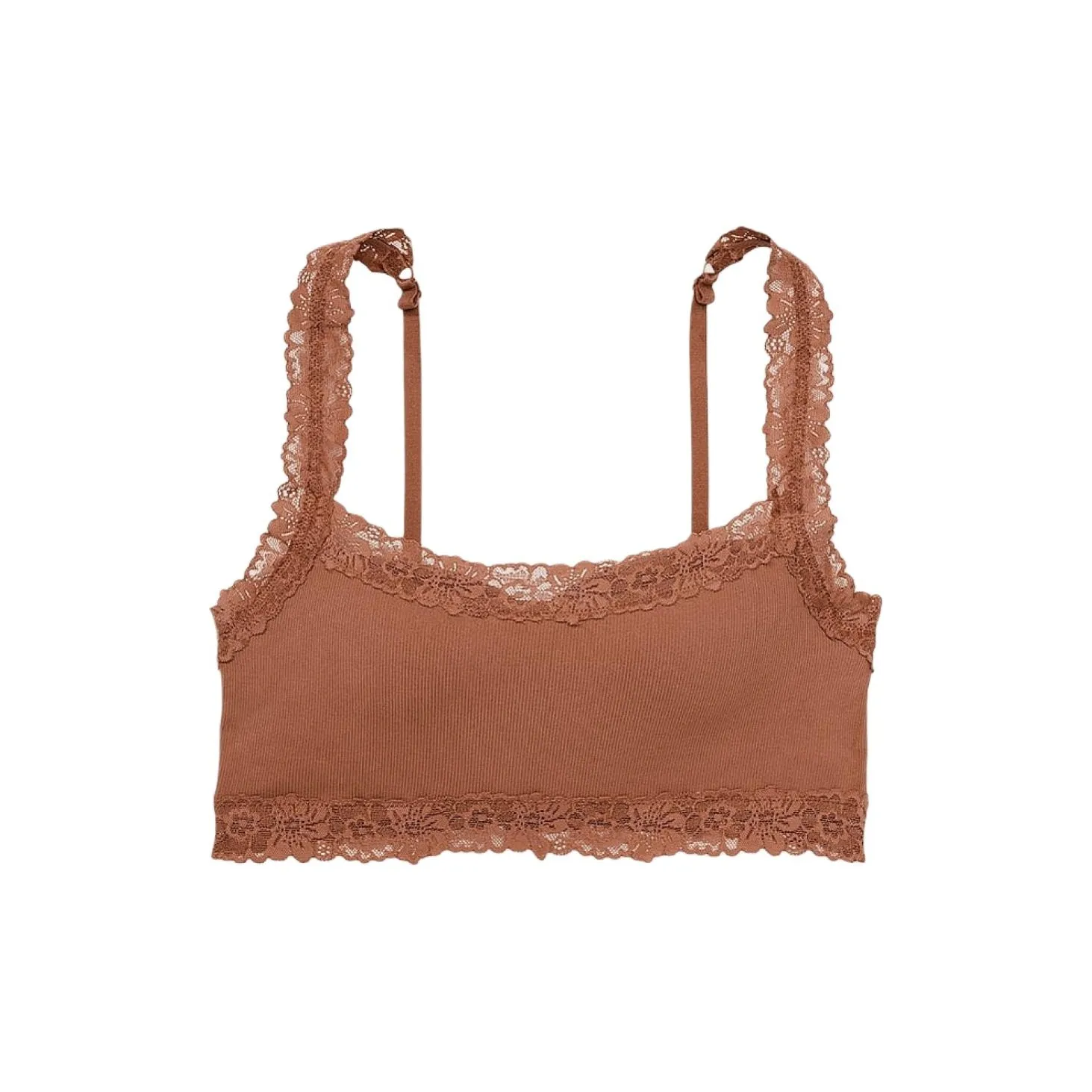 Victoria's Secret Розовый Бюстгальтер Женские Карамельно-коричневый