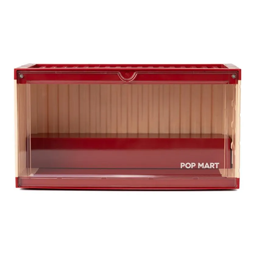 POP MART Коллаборация Edición Молли Год Кролика Luminous Контейнер Фигурка Коробка для показа Аксессуары для моделей