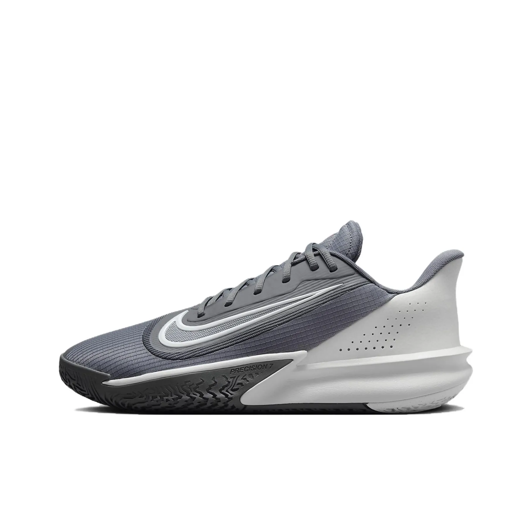 Nike Precision 7 Low Топ Баскетбольные кроссовки Унисекс Серый