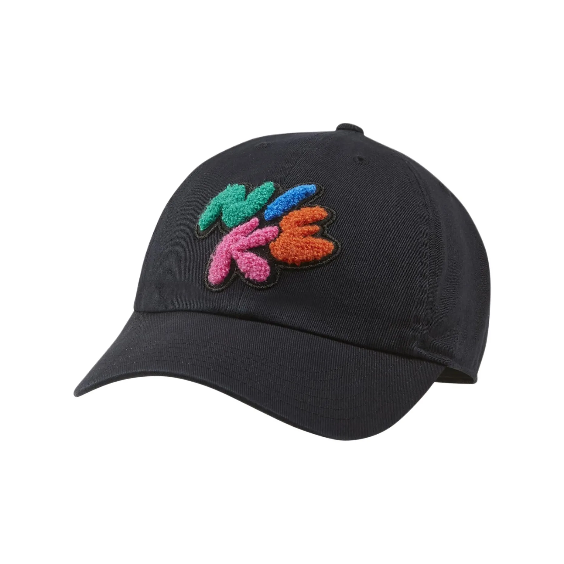 Nike Хлопок Полиэстер Кепки Детские Черные