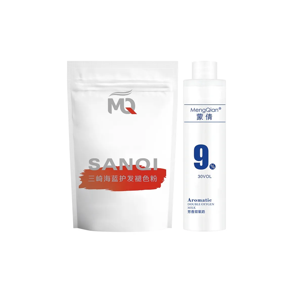 Meng Qian Мех Белый Agent Волосы Бог смерти Волосы Краситель Мягкий Низкая раздражительность Девушка Все Краситель для подвесных ушей