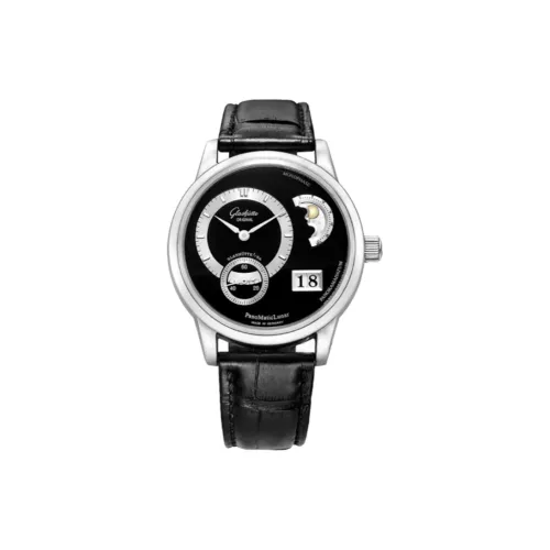 Glashütte Original Автоматический Механический Movement Мужские Часы 39,3 мм Черные