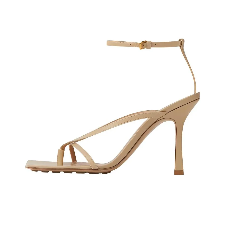 Bottega Veneta Stretch One Strap Sandals Women's Sucrose