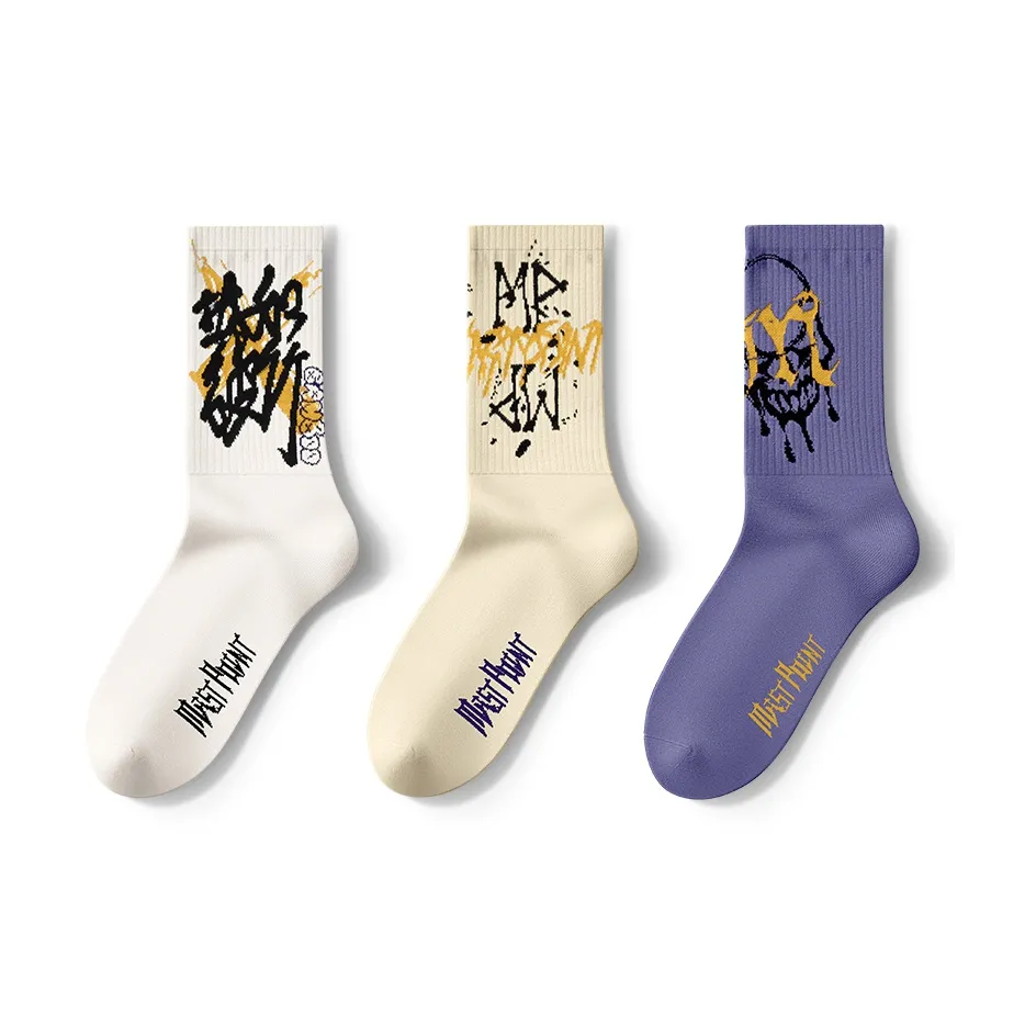 Mast Point Mid Calf Socks Unisex 3 Pack
