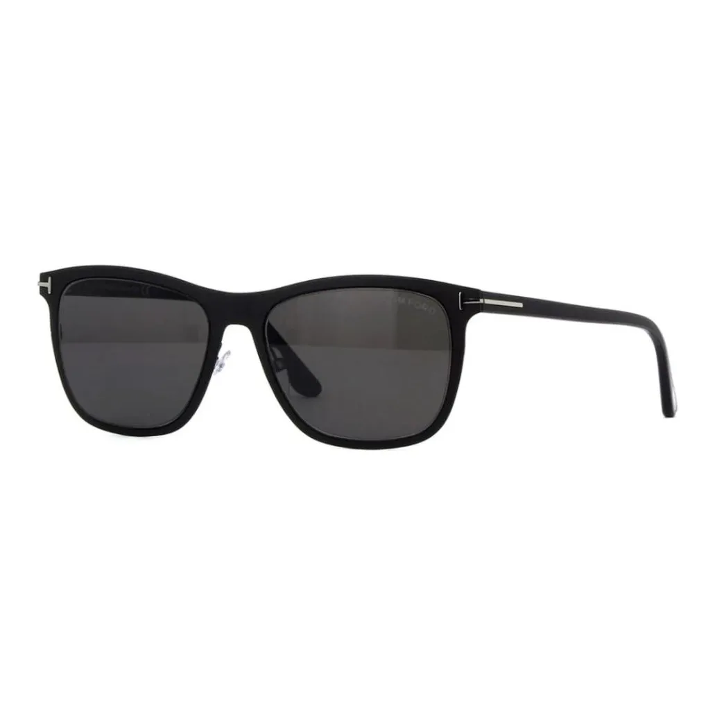 TOM FORD Irregular Shape Sunglasses Men's Black