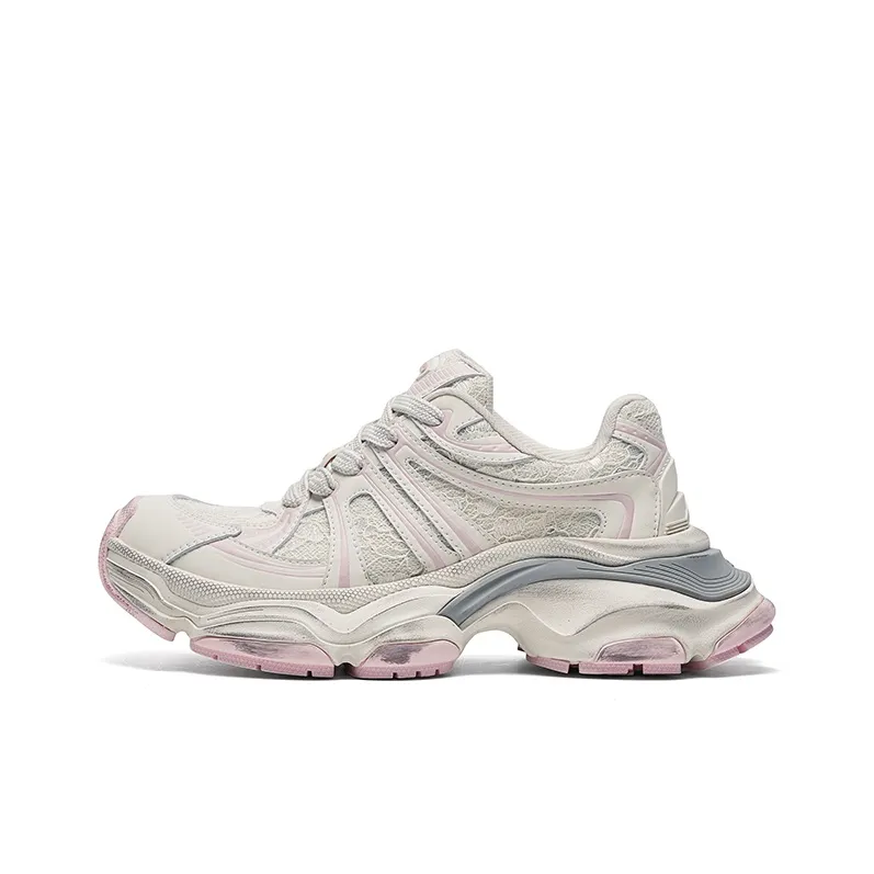 CHERYKALLY Износостойкий Дышащий Покрытие Низкий Топ Кроссовки с Толстой Подошвой 6 см Женские