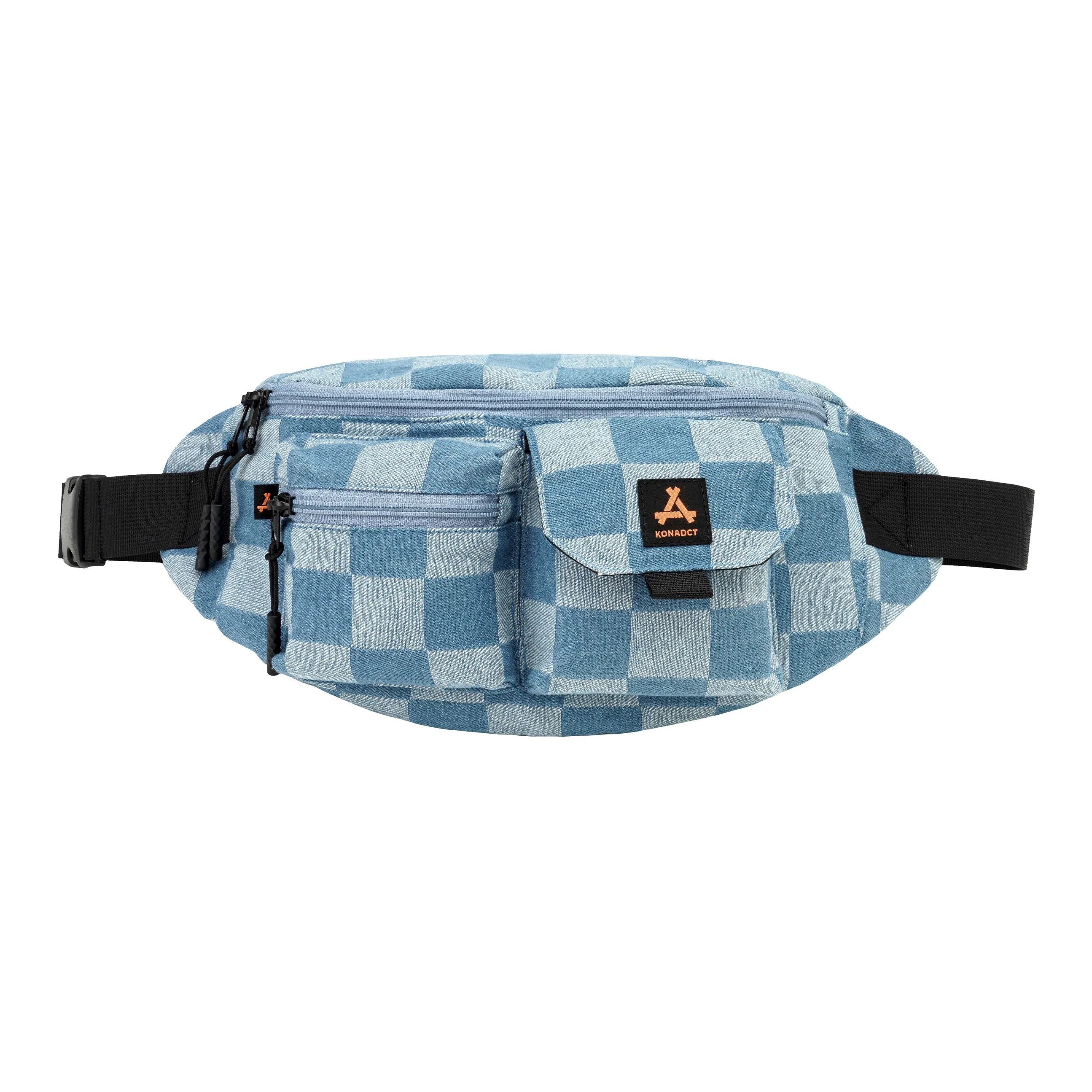 GF Denim Fanny Pack Sling Bags Regular Unisex Denim Blue