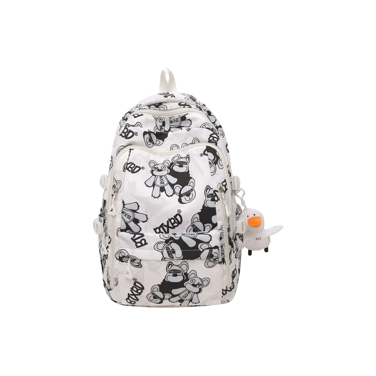 Shouldcat Nylon Backpack Women's Black/Pink/Blue/Purple