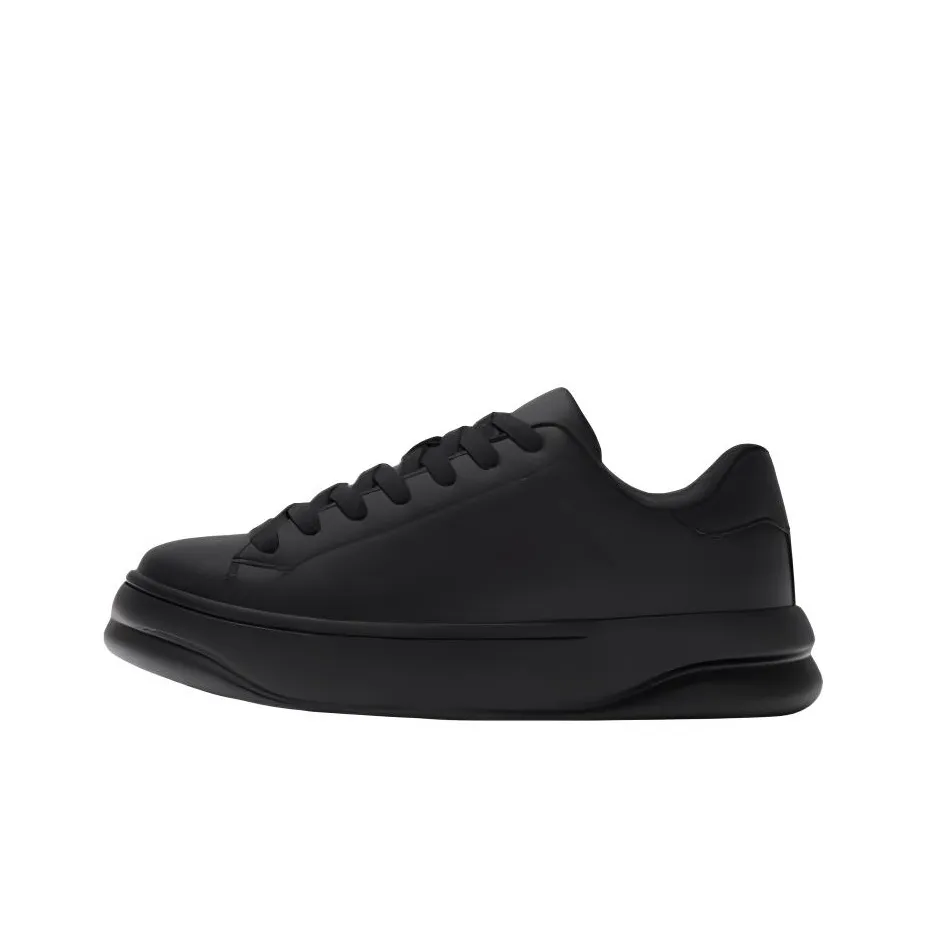 ZARA Low Top Skateboard Shoes Men's Black