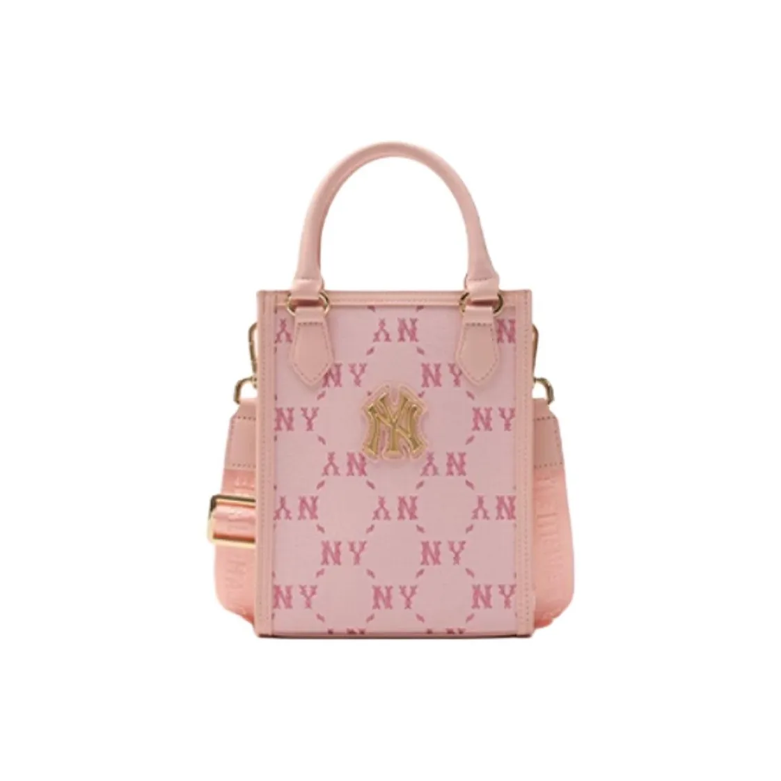 MLB Polyester Shoulder Bag Crossbody Bag Handbag Regular Unisex Pink