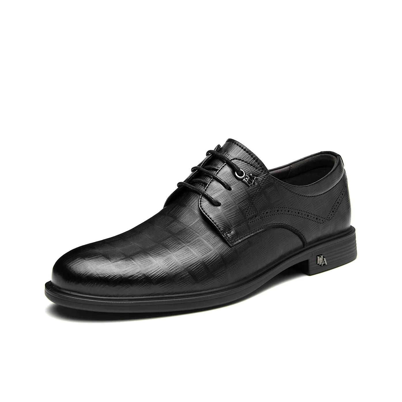 HLA Classic Pointed Toe Dress Shoes Business Versatile Comfortable Derby Shoes Men's