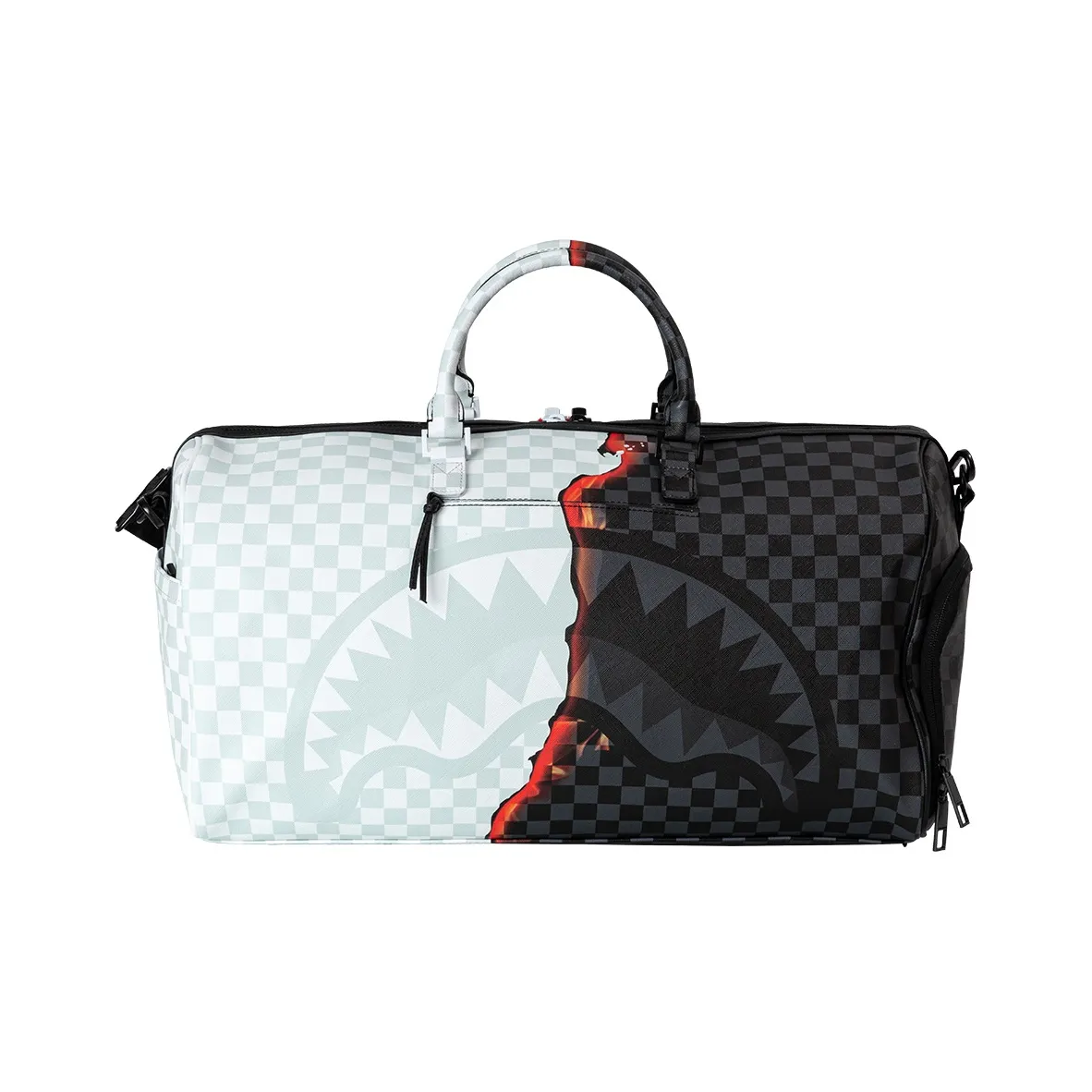 SPRAYGROUND PVC Boston Bag, Crossbody Bag, Travel Bag Regular Unisex Black