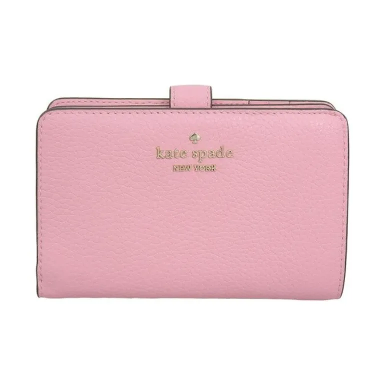 Kate Spade Leila Leather Wallet Women's Carnation Pink
