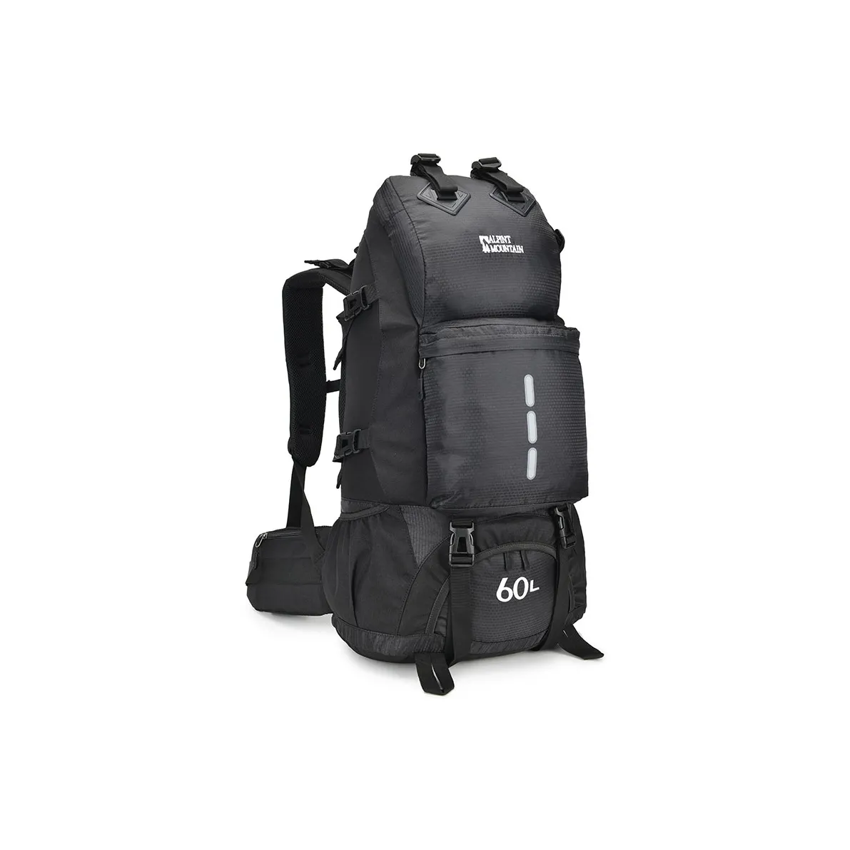 ALPINT MOUNTAIN Рюкзак из нейлона черный унисекс